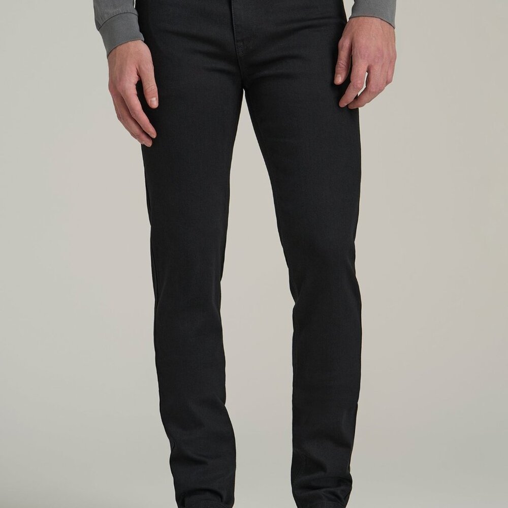 American Tall Travis SKINNY Jeans for Tall Men in Black Size 28 / 36 / Black